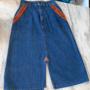 Vintage 70s Jean skirt